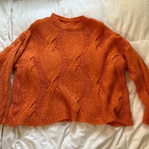 Italian orange sweater
